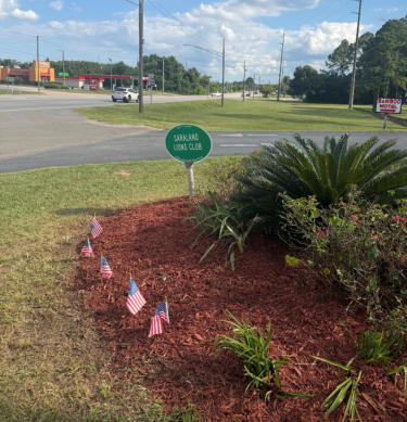 Saraland Lions Club Adopt-A-Spot is Looking Good!