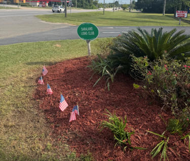 Saraland Lions Club Adopt-A-Spot is Looking Good!